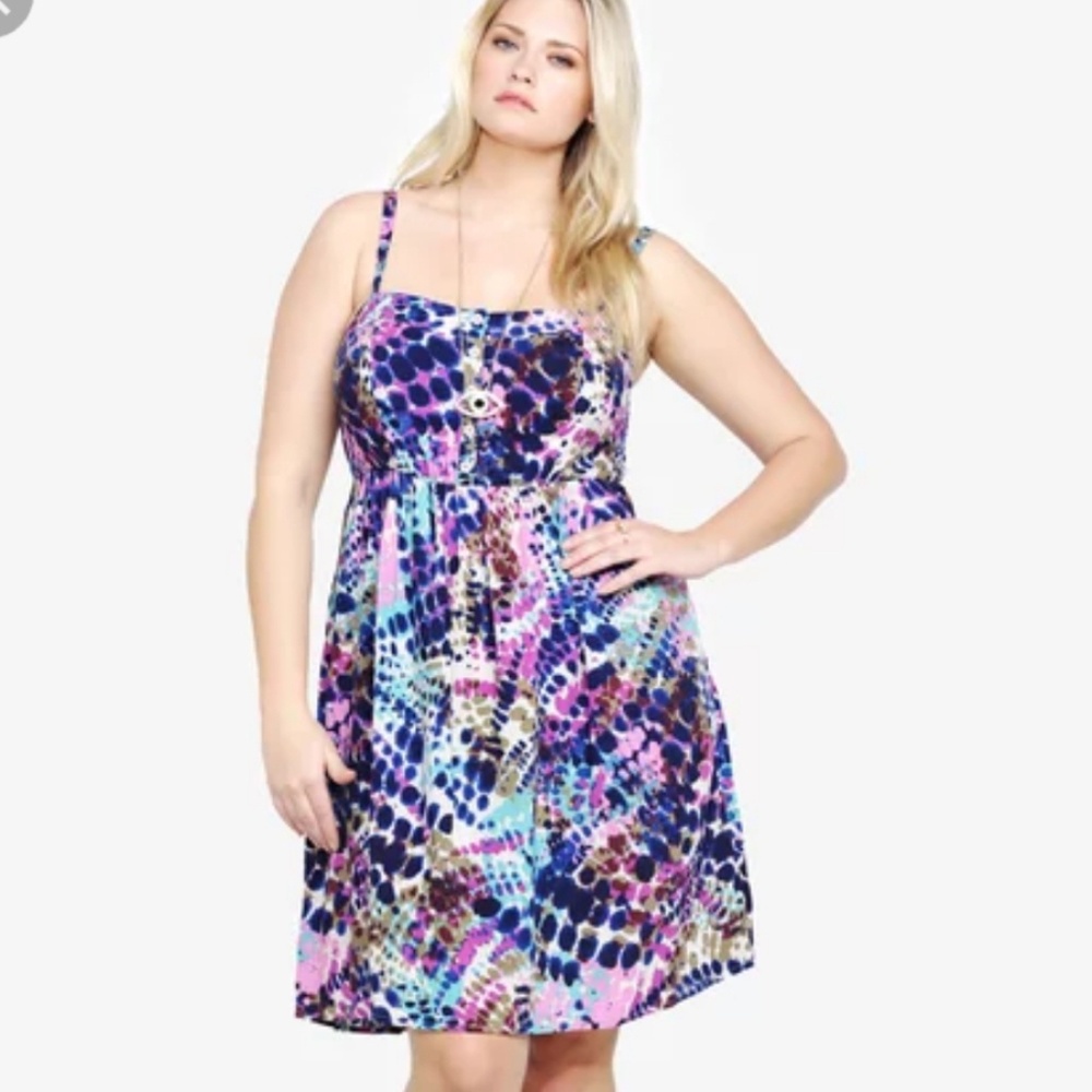 Torrid print Challis dress